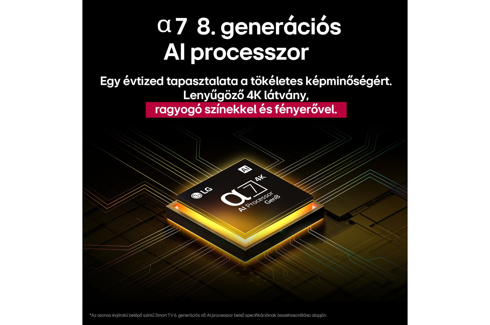 Alpha 7 8. generációs AI Processor összefoglalva